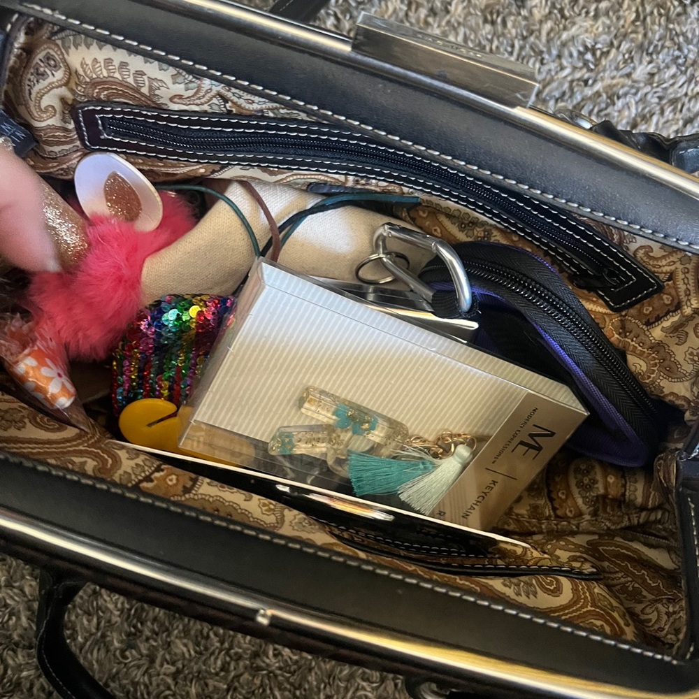 Vintage Nine West purse grab bag comes with the 15 mystery items